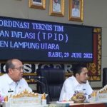 Pemerintah Kabupaten Lampung Utara Gelar Rapat Koordinasi TPID.