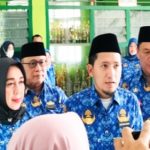 Wakil Bupati Lampung Utara Membuka KBM & Bertindak Selaku Inspektur Pembina Upacara