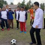 Wakil Bupati Lampung Utara ” Membuka  Liga Camat Sungkai Utara
