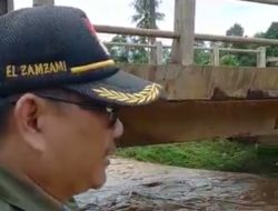 Pasca Banjir Bandang  : Jembatan Penghubung Antar Kecamatan Di Desa Muara Dua Terancam Putus