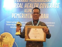 Mendapatkan Penghargaan UCH-JKN ” Pemerintah Daerah Lampung Utara