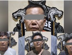 Diduga Memeras “4 “Orang Pelaku Diamankan Persisi Tekab 308 Polres Lampung Utara