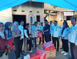 Pemkab Lampung Utara Berikan Bantuan Bencana Kebakaran